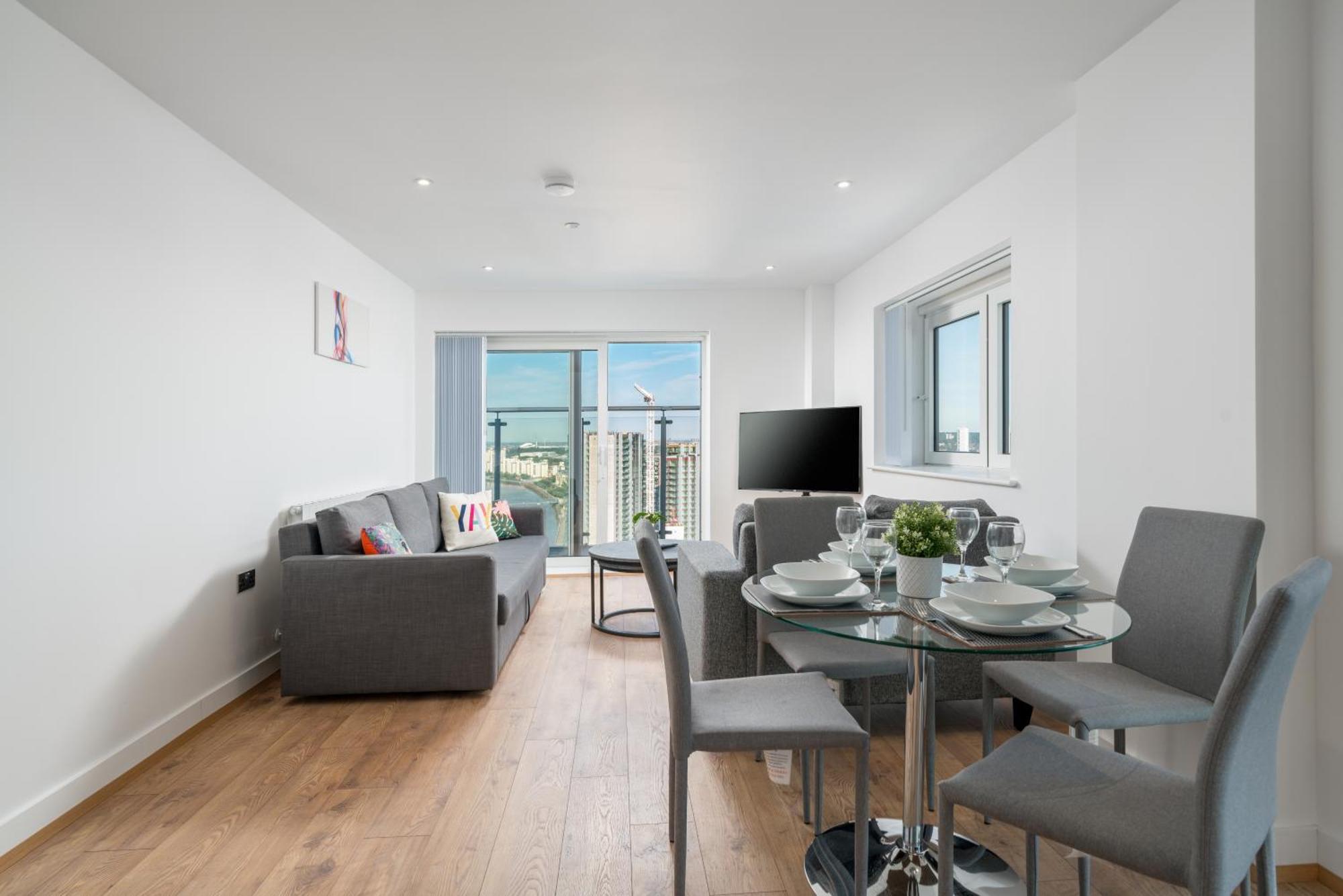 Skyvillion - London River Thames Top Floor Apartments By Woolwich Ferry, Mins To London Excel, O2 Arena , London City Airport With Parking 外观 照片